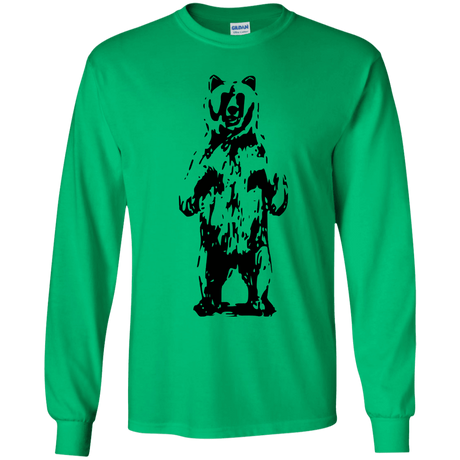 T-Shirts Irish Green / YS Bear Hug Youth Long Sleeve T-Shirt