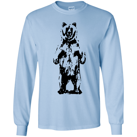T-Shirts Light Blue / YS Bear Hug Youth Long Sleeve T-Shirt