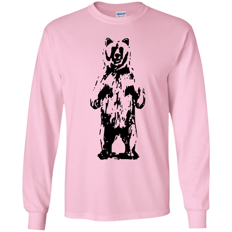 T-Shirts Light Pink / YS Bear Hug Youth Long Sleeve T-Shirt