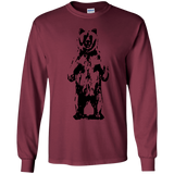 T-Shirts Maroon / YS Bear Hug Youth Long Sleeve T-Shirt