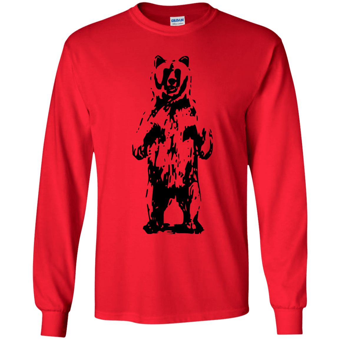 T-Shirts Red / YS Bear Hug Youth Long Sleeve T-Shirt