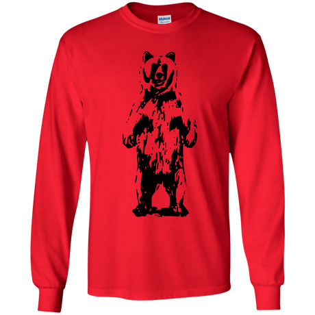 T-Shirts Red / YS Bear Hug Youth Long Sleeve T-Shirt