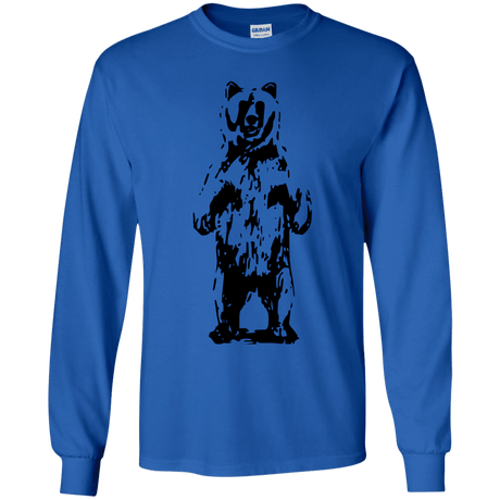 T-Shirts Royal / YS Bear Hug Youth Long Sleeve T-Shirt