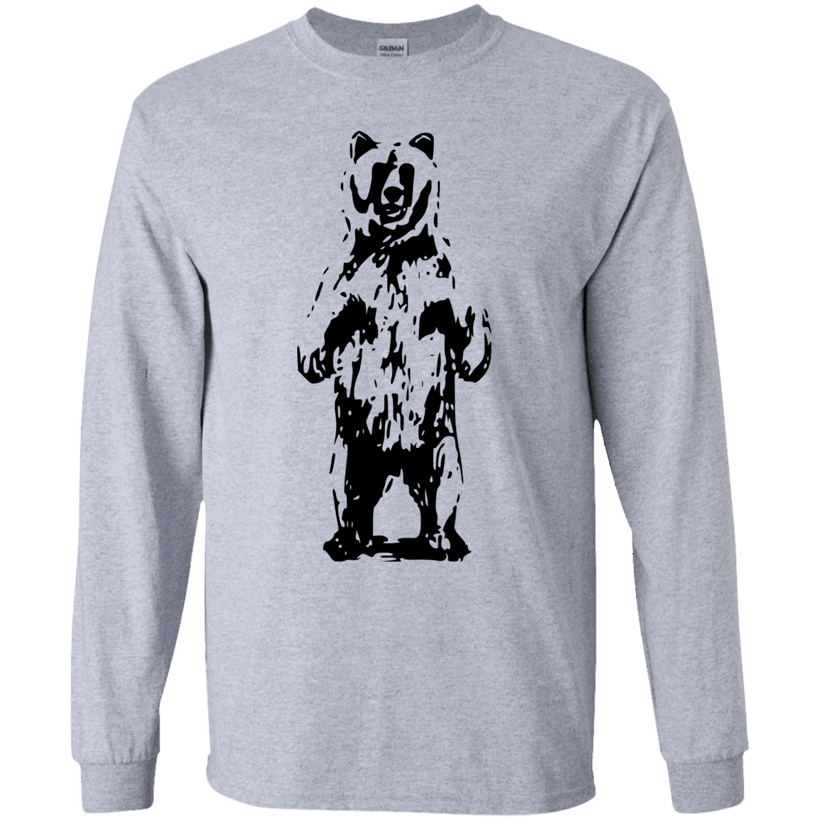 T-Shirts Sport Grey / YS Bear Hug Youth Long Sleeve T-Shirt