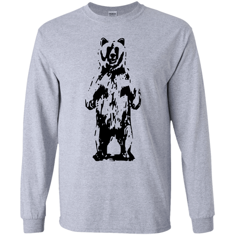 T-Shirts Sport Grey / YS Bear Hug Youth Long Sleeve T-Shirt