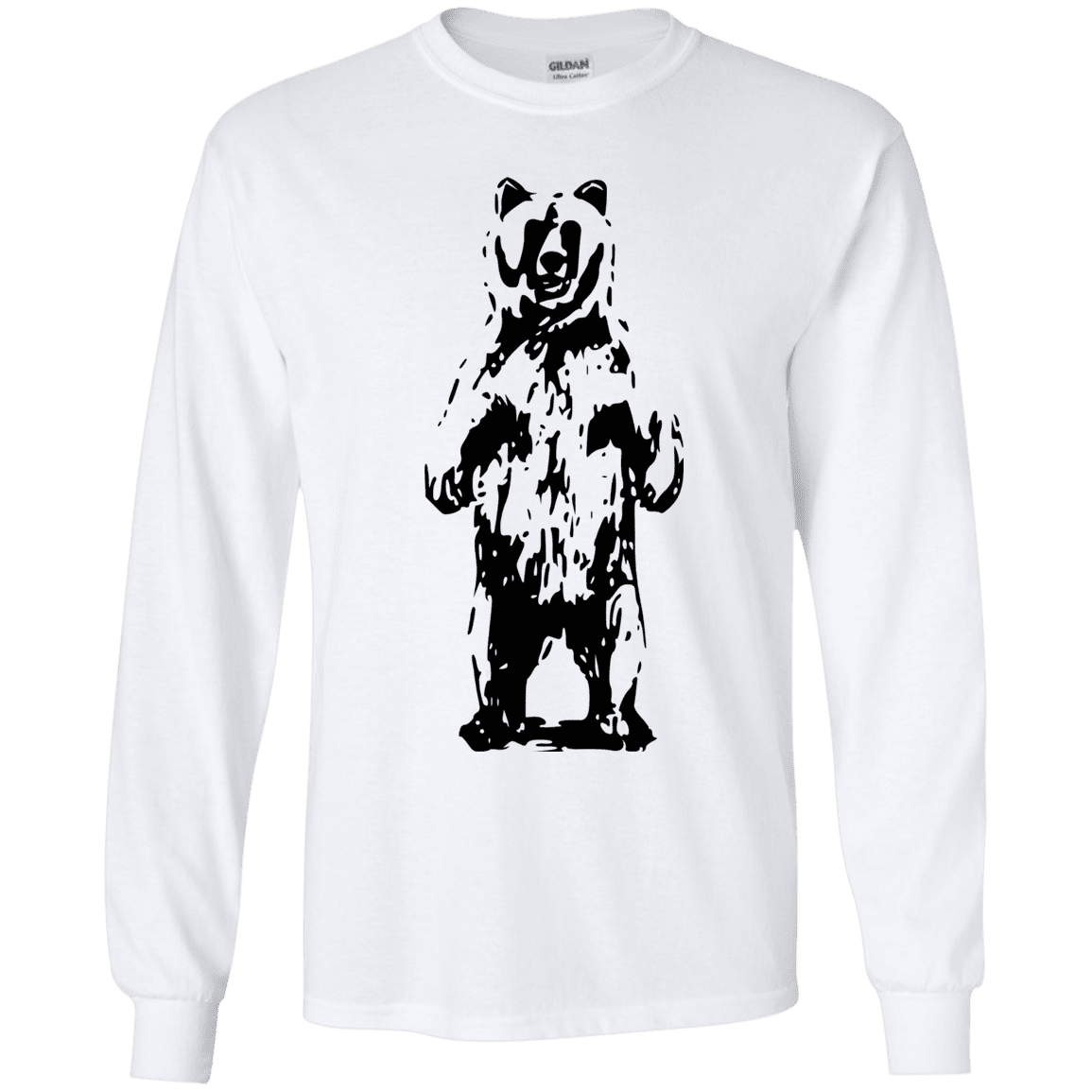 T-Shirts White / YS Bear Hug Youth Long Sleeve T-Shirt