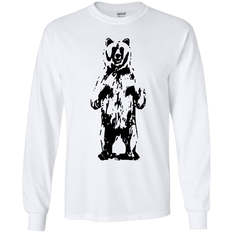 T-Shirts White / YS Bear Hug Youth Long Sleeve T-Shirt