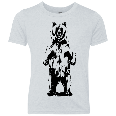T-Shirts Heather White / YXS Bear Hug Youth Triblend T-Shirt