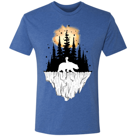 T-Shirts Vintage Royal / S Bear Iceberg Men's Triblend T-Shirt