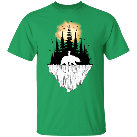 T-Shirts Irish Green / YXS Bear Iceberg Youth T-Shirt