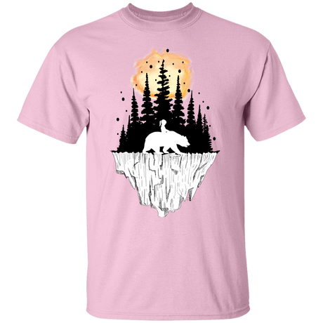 T-Shirts Light Pink / YXS Bear Iceberg Youth T-Shirt