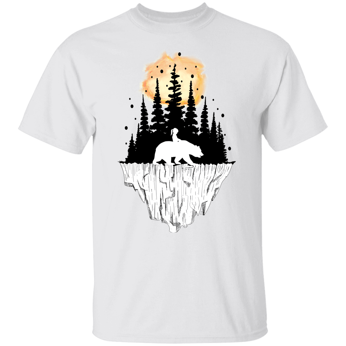 T-Shirts White / YXS Bear Iceberg Youth T-Shirt