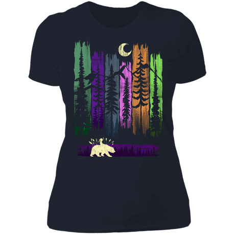 T-Shirts Midnight Navy / S Bear Leaves Women's Premium T-Shirt
