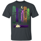 T-Shirts Dark Heather / YXS Bear Leaves Youth T-Shirt