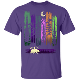 T-Shirts Purple / YXS Bear Leaves Youth T-Shirt
