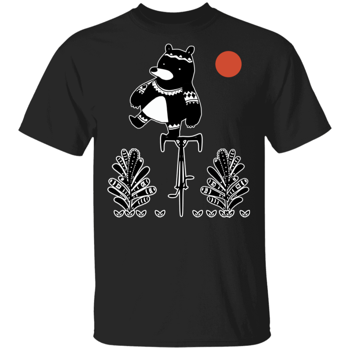 T-Shirts Black / S Bear On A Bike T-Shirt