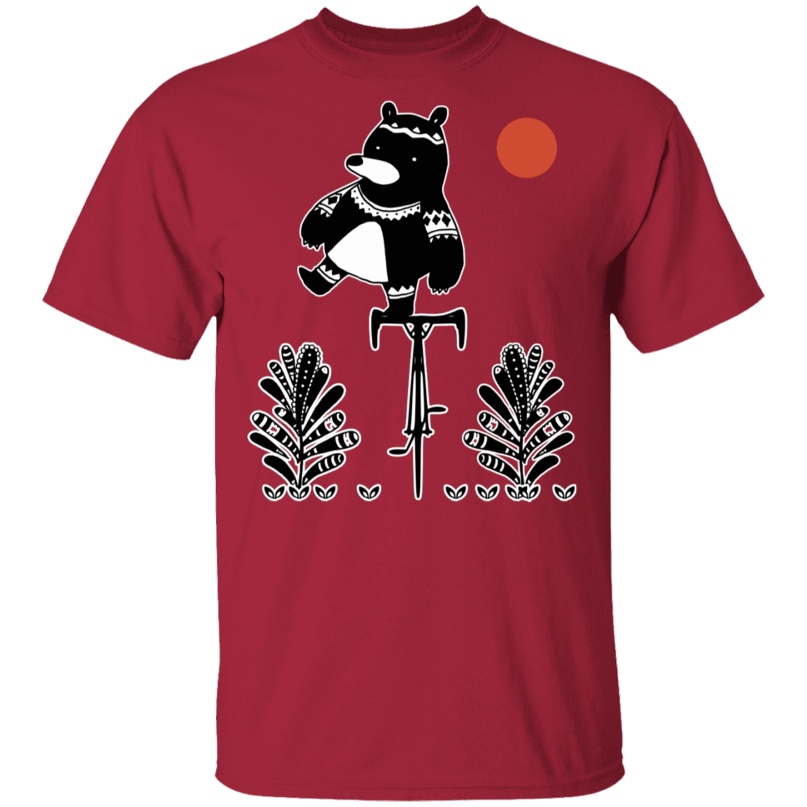 T-Shirts Cardinal / S Bear On A Bike T-Shirt