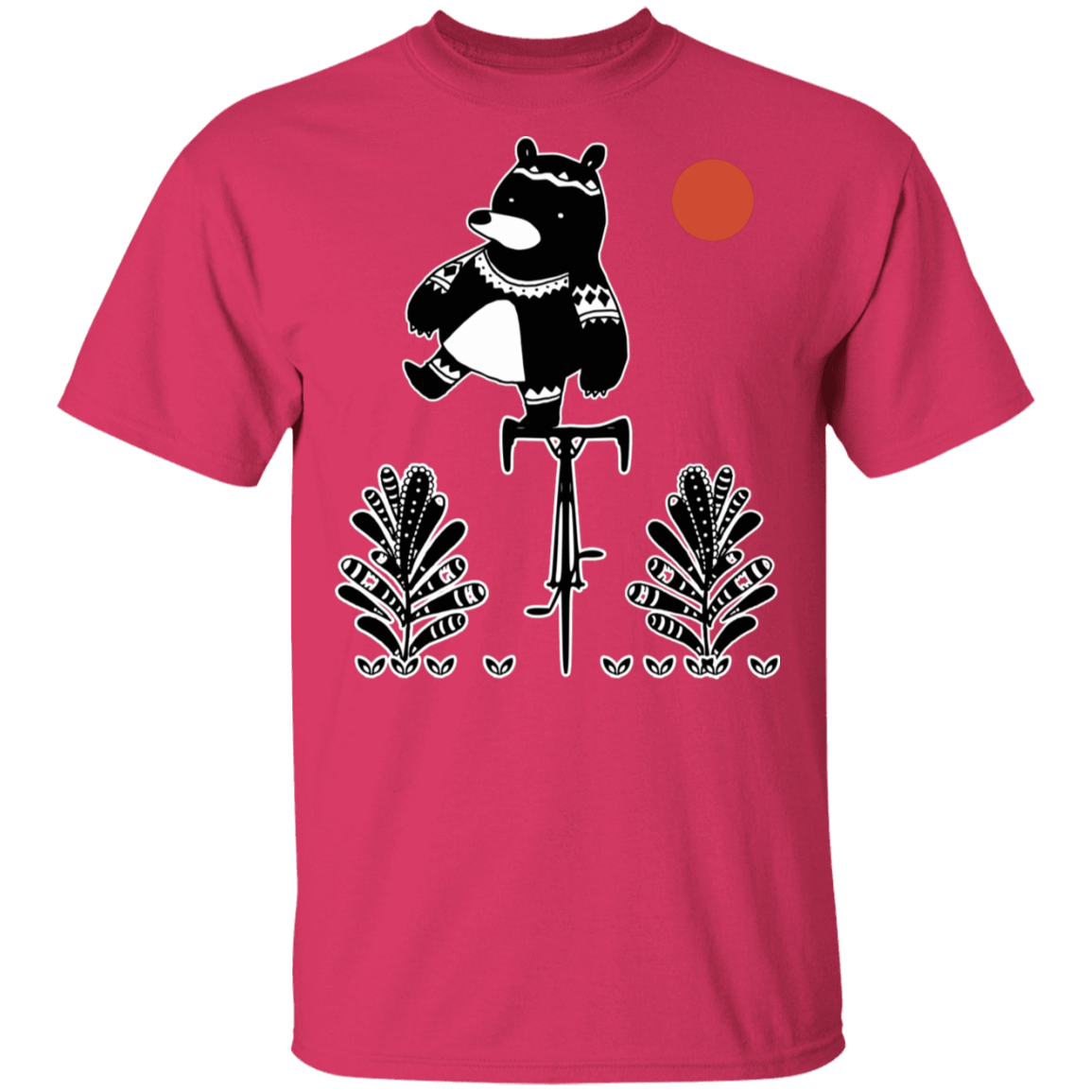 T-Shirts Heliconia / S Bear On A Bike T-Shirt