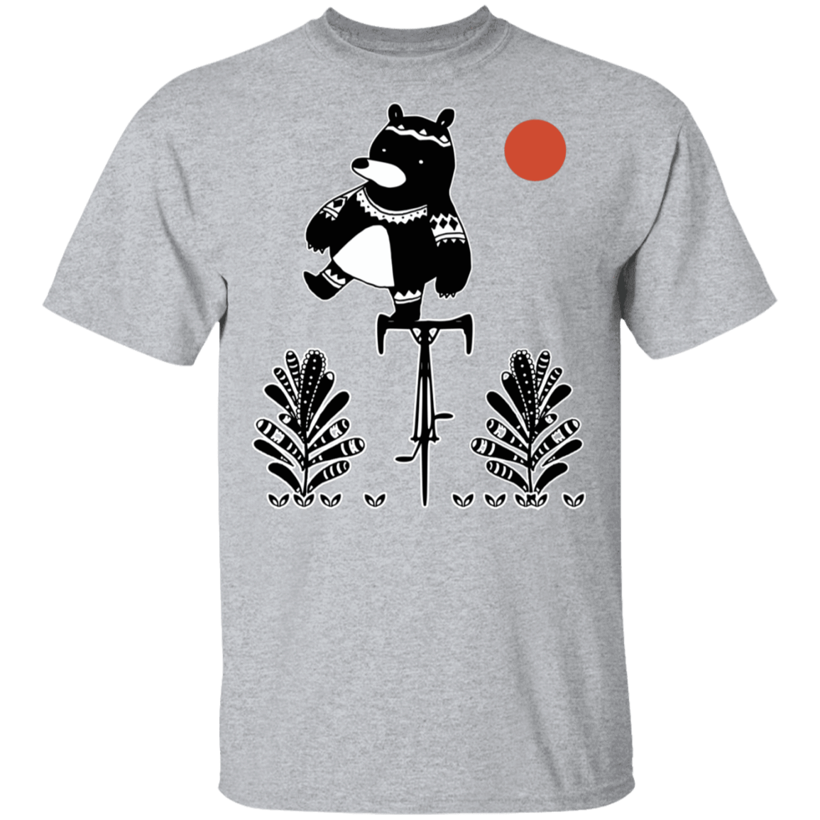 T-Shirts Sport Grey / S Bear On A Bike T-Shirt