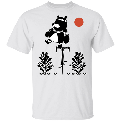 T-Shirts White / S Bear On A Bike T-Shirt