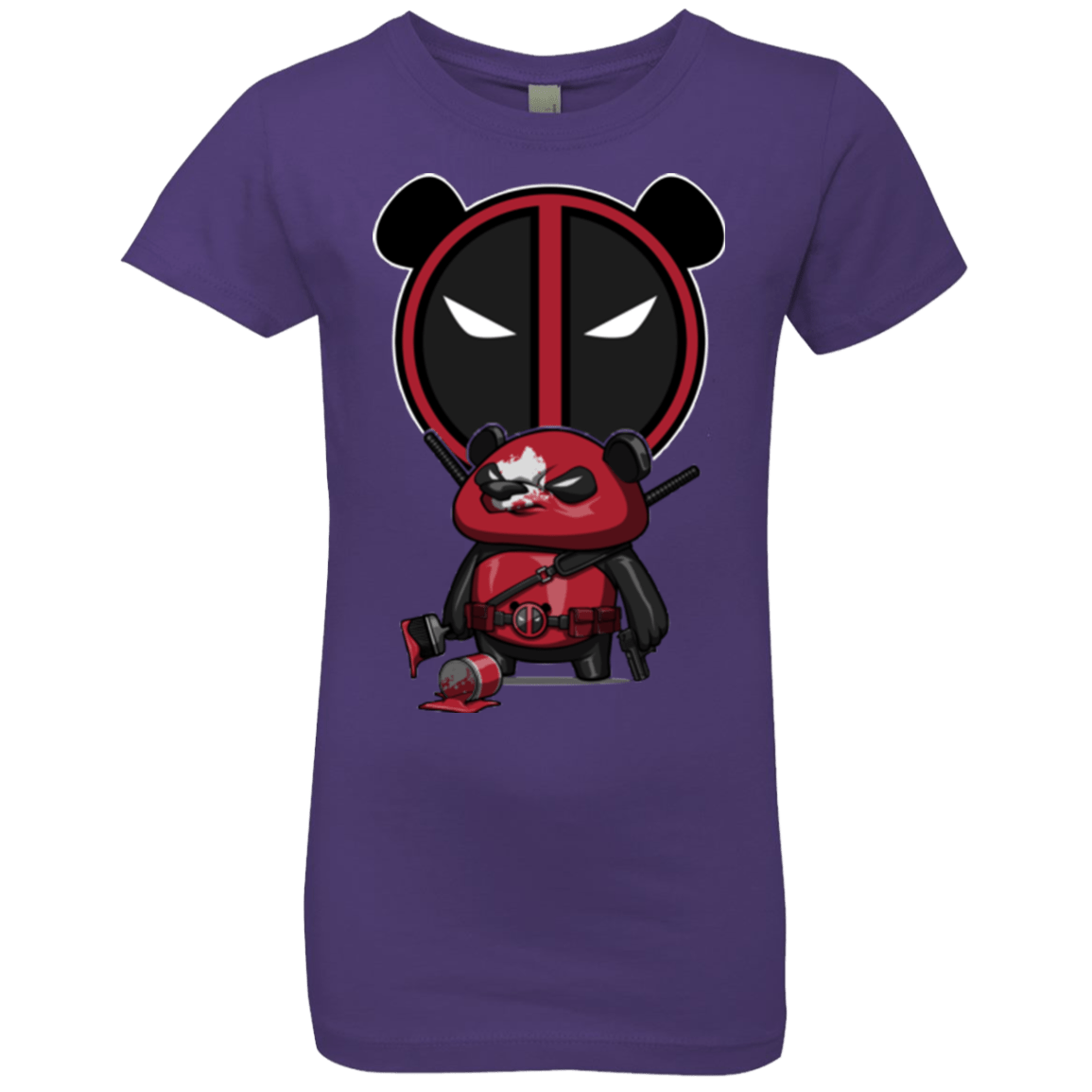 T-Shirts Purple Rush / YXS Bear Pool Girls Premium T-Shirt