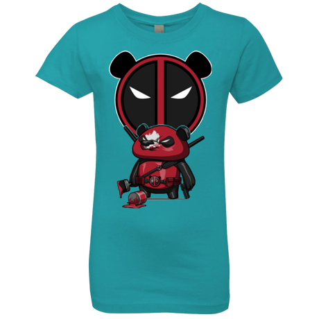 T-Shirts Tahiti Blue / YXS Bear Pool Girls Premium T-Shirt