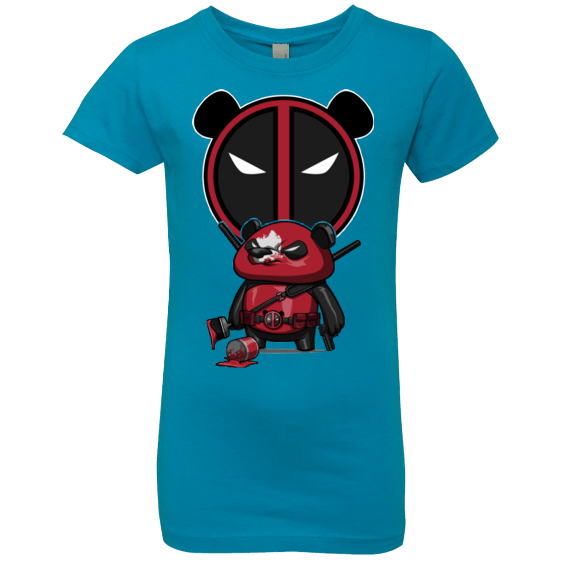 T-Shirts Turquoise / YXS Bear Pool Girls Premium T-Shirt