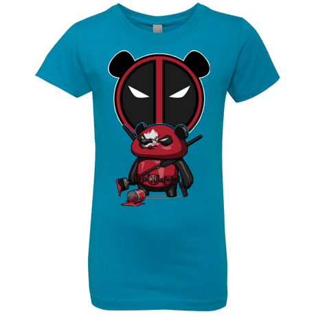 T-Shirts Turquoise / YXS Bear Pool Girls Premium T-Shirt