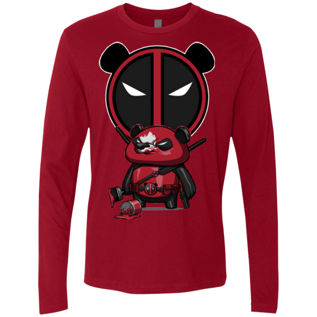 T-Shirts Cardinal / Small Bear Pool Men's Premium Long Sleeve