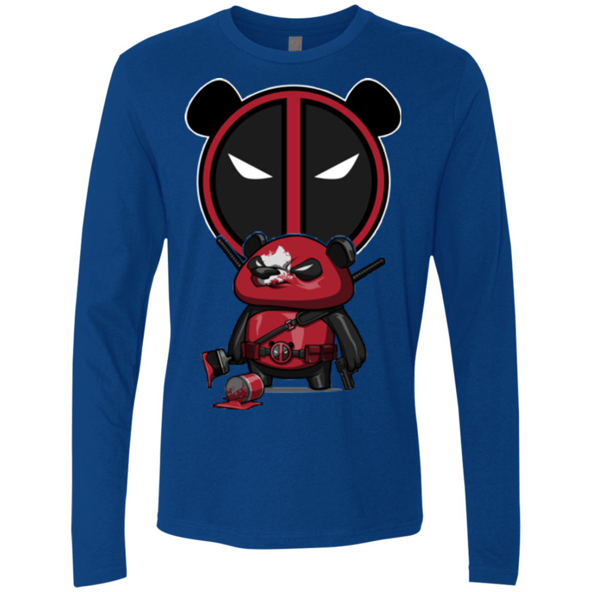 T-Shirts Royal / Small Bear Pool Men's Premium Long Sleeve