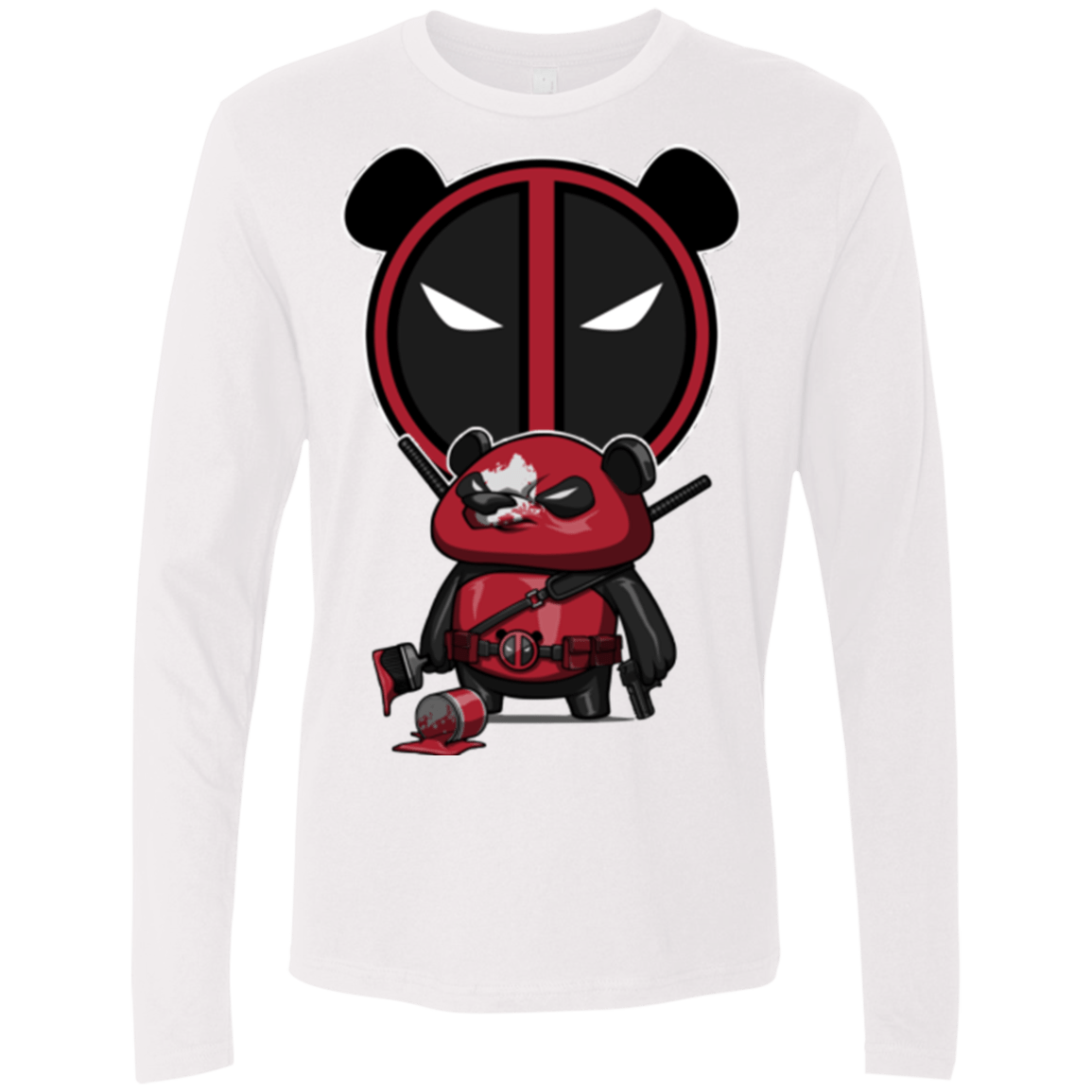 T-Shirts White / Small Bear Pool Men's Premium Long Sleeve