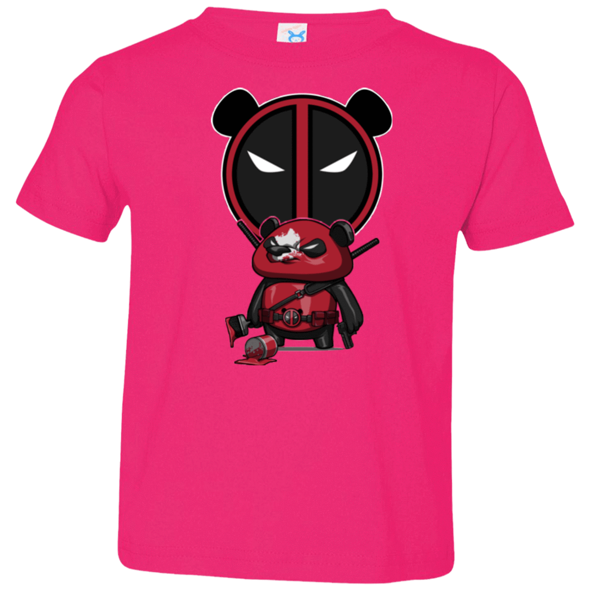 T-Shirts Hot Pink / 2T Bear Pool Toddler Premium T-Shirt