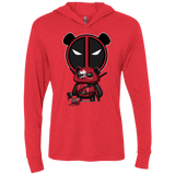 T-Shirts Vintage Red / X-Small Bear Pool Triblend Long Sleeve Hoodie Tee