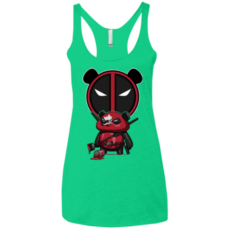 T-Shirts Envy / X-Small Bear Pool Women's Triblend Racerback Tank