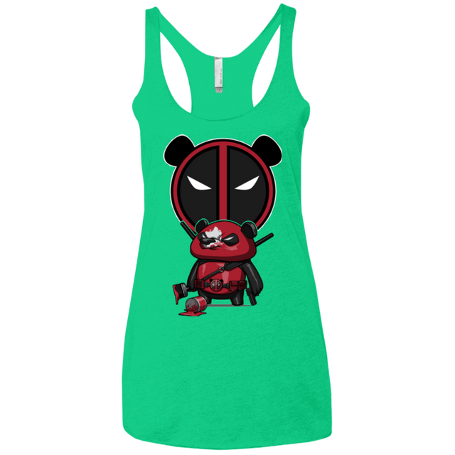 T-Shirts Envy / X-Small Bear Pool Women's Triblend Racerback Tank