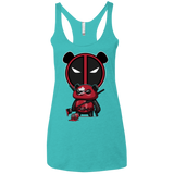 T-Shirts Tahiti Blue / X-Small Bear Pool Women's Triblend Racerback Tank