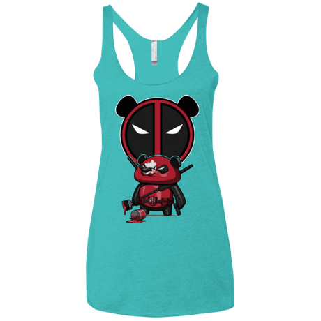 T-Shirts Tahiti Blue / X-Small Bear Pool Women's Triblend Racerback Tank