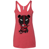 T-Shirts Vintage Red / X-Small Bear Pool Women's Triblend Racerback Tank