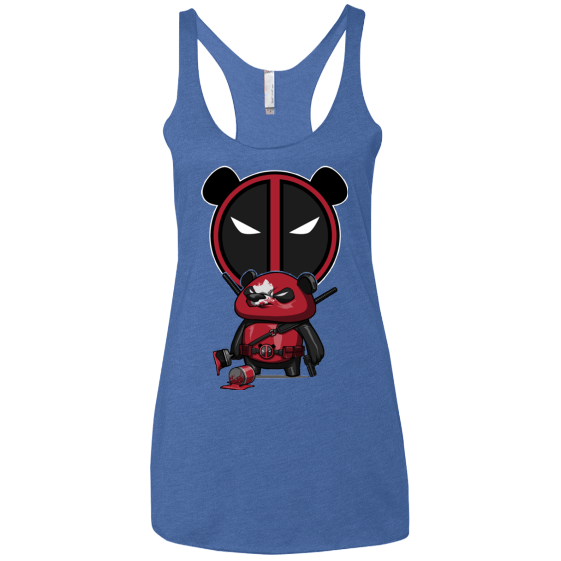 T-Shirts Vintage Royal / X-Small Bear Pool Women's Triblend Racerback Tank