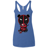 T-Shirts Vintage Royal / X-Small Bear Pool Women's Triblend Racerback Tank