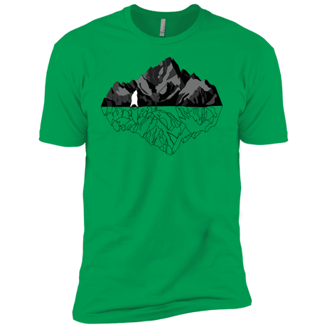 T-Shirts Kelly Green / YXS Bear Reflection Boys Premium T-Shirt