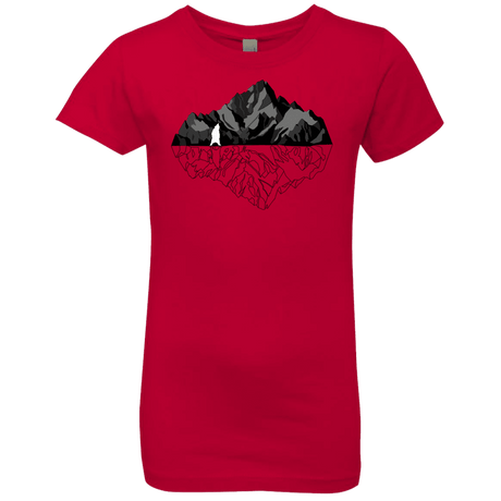 T-Shirts Red / YXS Bear Reflection Girls Premium T-Shirt