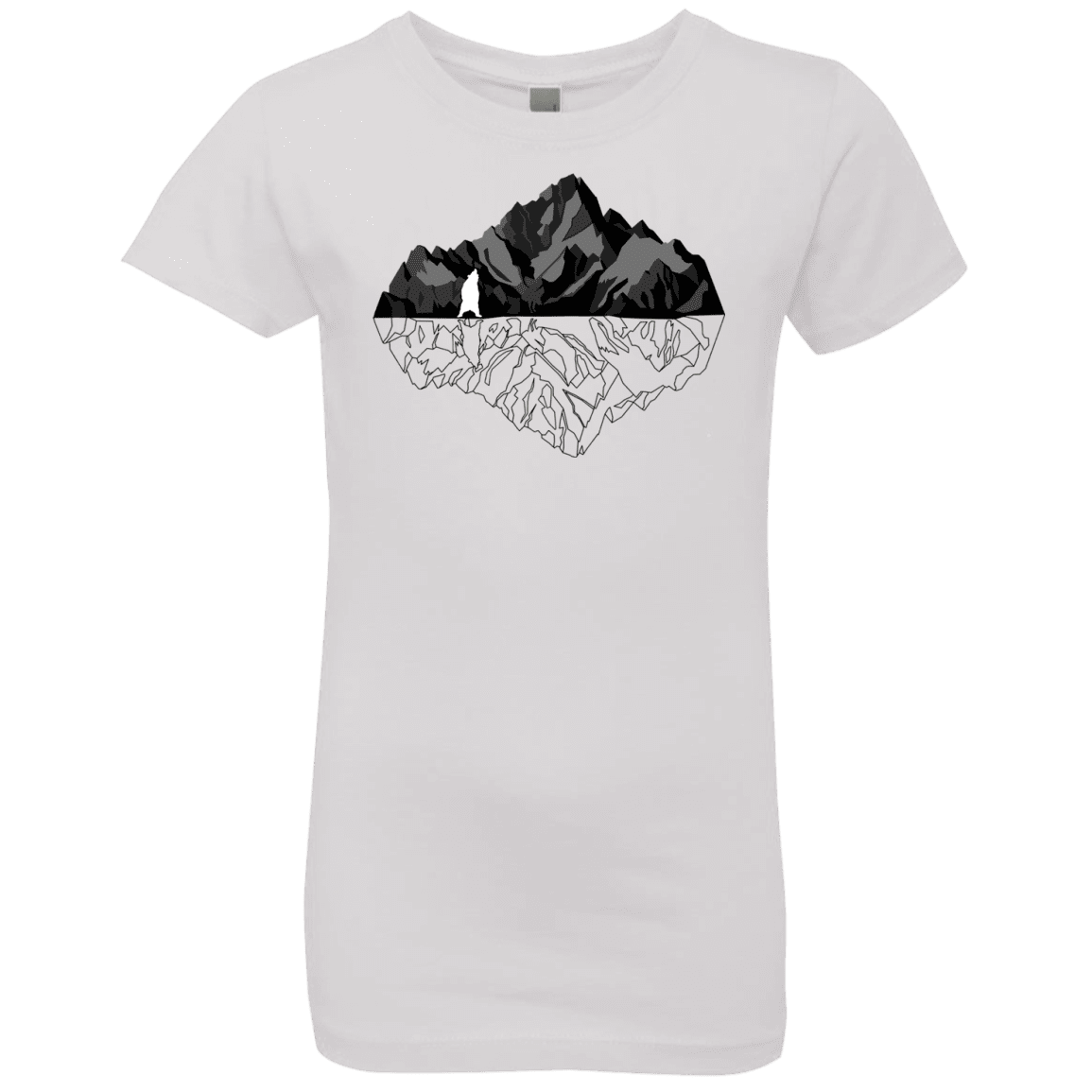 T-Shirts White / YXS Bear Reflection Girls Premium T-Shirt