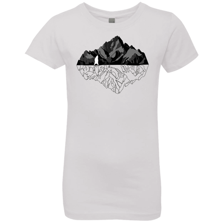 T-Shirts White / YXS Bear Reflection Girls Premium T-Shirt
