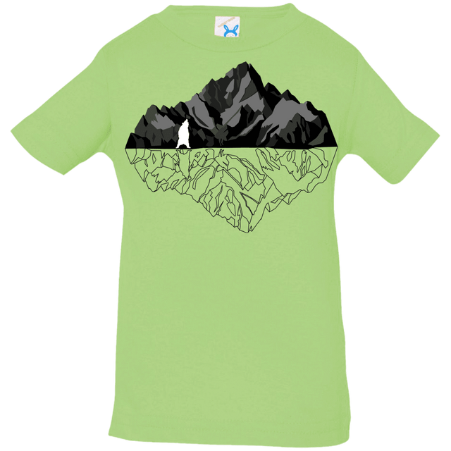 T-Shirts Key Lime / 6 Months Bear Reflection Infant Premium T-Shirt