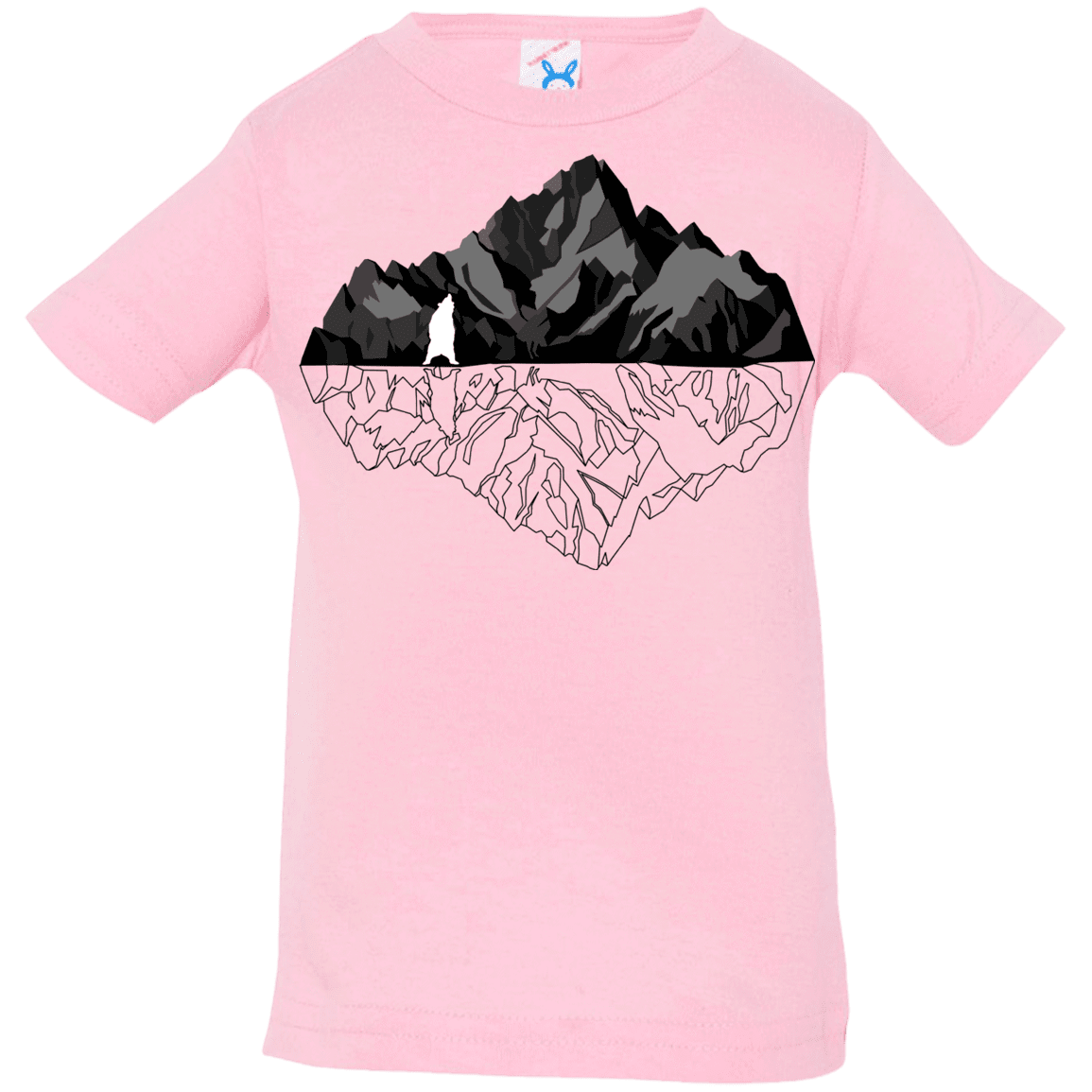 T-Shirts Pink / 6 Months Bear Reflection Infant Premium T-Shirt