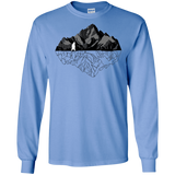 T-Shirts Carolina Blue / S Bear Reflection Men's Long Sleeve T-Shirt
