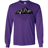 T-Shirts Purple / S Bear Reflection Men's Long Sleeve T-Shirt
