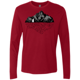T-Shirts Cardinal / S Bear Reflection Men's Premium Long Sleeve