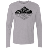 T-Shirts Heather Grey / S Bear Reflection Men's Premium Long Sleeve
